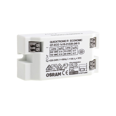 BALASTRO ELECTRÓNICO QT-ECO 1 x 18-21/220-240 S OSRAM 79490 - 794907