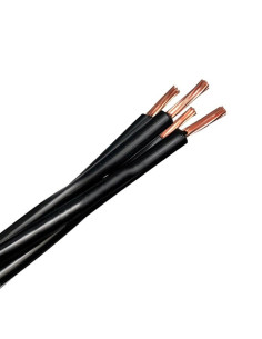 CABO XS 4X6 0,6-1kV TORÇADO PRETO - 0000339