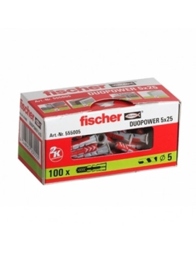 Bucha DUOPOWER 6x30mm Fischer 555006 - FISC555006