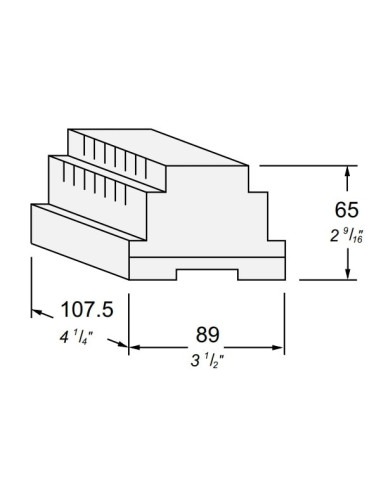 TRANSFORMADOR 230V para 8Vdc / 13Vac 18VA FARFISA PRS240 - FARPRS240
