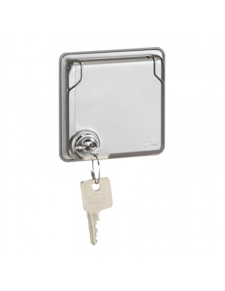 SOLIROC 2P+T SCHUKO IP55 CHAVE 077837 - 077837