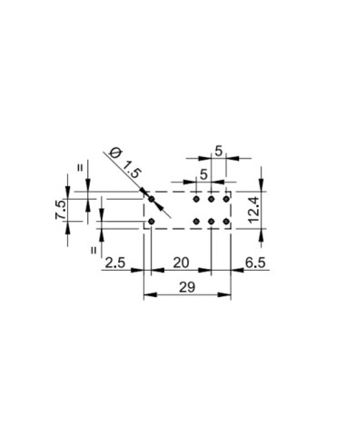 Relé 8 Pinos 24VDC 8A DPDT Finder 40.52.9.024.0000 - 405290240000
