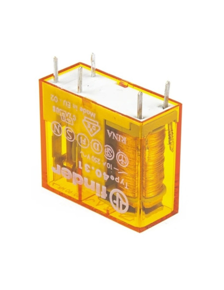 Relé 5 Pinos 12VAC 10A SPDT Finder 40.31.8.012.0000 - 403180120000