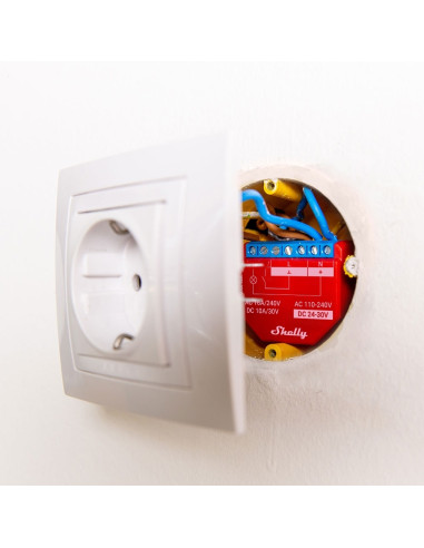 Shelly 1PM Plus Módulo Interruptor Smart Wi-Fi 3800235265017 - SHELLY1PMPLUS