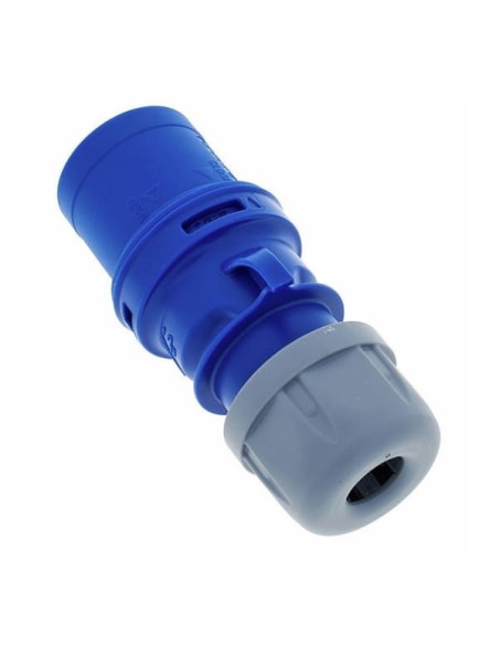FICHA MACHO 2P+T 230V 16A IP44 6H 3x16A PCE 013-6 - PC0136