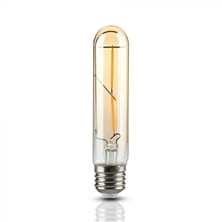 LAMPADA LED E27 2W T30 FILAMENT AMBER GLASS 2200K V-TAC 7252 - 8957252