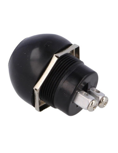 BOTÃO PRESSAO SPST-NO OFF-[ON] 24V 5A PRETO SCI A2-5BS-BB