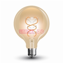 LAMPADA LED E27 5W 300Lm 2200K G95 AMBAR V-TAC 217217 - 895217217