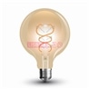 LAMPADA LED E27 5W 300Lm 2200K G95 AMBAR V-TAC 217217 - 895217217