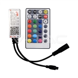 Controlador p/ fita RGB+3em1 CCT WIFI 12V/24V 10A V-TAC 2900 - 8952900