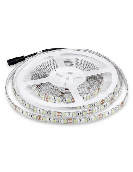 FITA LED RGB 12v 7W/mt IP65 [Rolo 5mt] V-TAC 212155 - 895212155