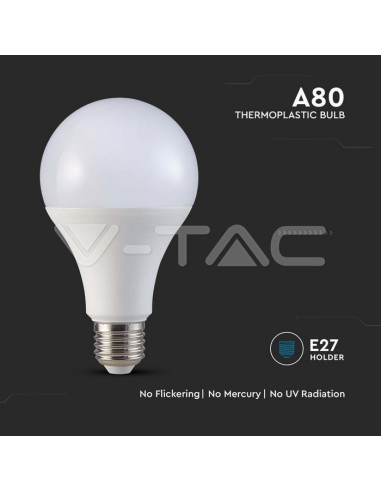 LAMPADA LED E27 A80 3000K 20W 2452Lm SAMSUNG V-TAC 21237 - 89521237