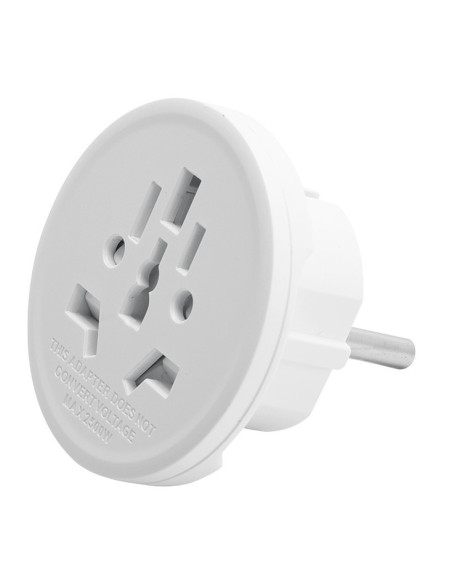 FICHA ADAPTADORA MULTIF. EUROPEU-UNIV. 10A 2500W 103005000 - 500103005000