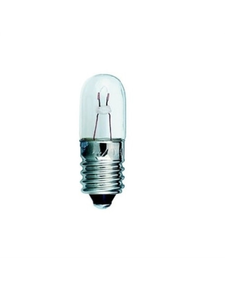 Lâmpada Filamento Incandescente E10 12V 100mA 1,2W Ø10x28mm - 890102830400