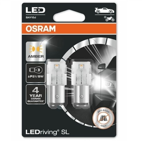 LEDriving SL BAY15d P21/5W Ambar 1.4W 7528DYP-02B - OSR7528DYP-02B