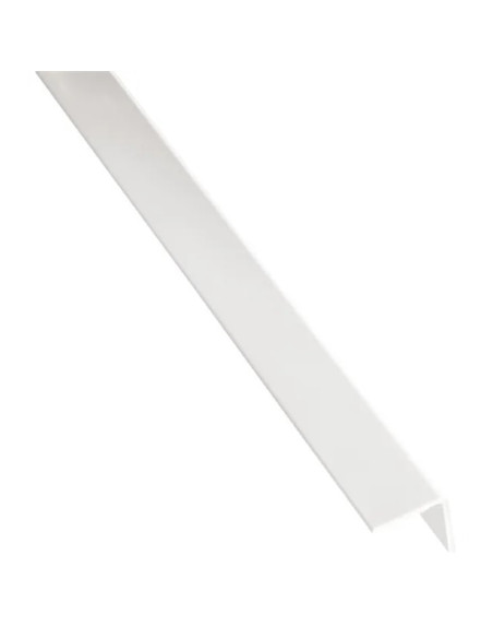 Perfil PVC "L"  19.5x19.5x1.5mm 2,6MT BRANCO MATE - 50080110065