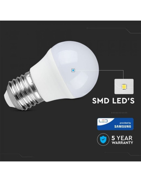 LAMPADA LED P45 E27 4.5W 4000K 470Lm HL V-TAC 262 - 8950262