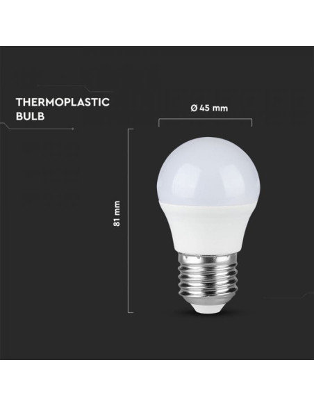 LAMPADA LED P45 E27 5.5W 3000K SAMSUNG V-TAC 21174 - 89521174