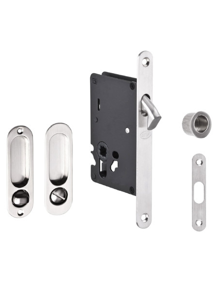 FECHADURA INOX PARA PORTAS DE CORRER JNF 20.237 - JNF20.237