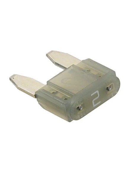 FUSÍVEL AUTO MINI 10.9mm 32VDC CINZENTO 2A - 50000341820