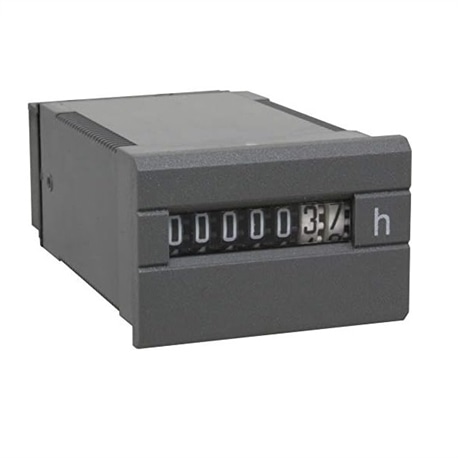 Contador de horas eletromecânico p/ Painel IP65 12...24VDC - 500D-BZ1224