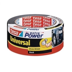 Tesa Extra Power Universal, rolo 25m x 50mm PRETO - 56388-00001-04