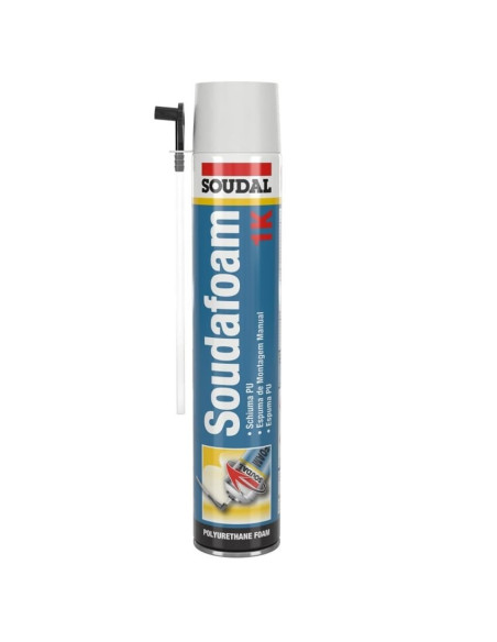 Espuma Poliuretano SOUDAFOAM Champanhe 750ml SOUDAL 115349 - SOUD115349