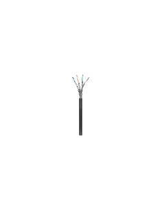 Cabo CAT6 S/FTP multifilar CCA AWG26/7 PRETO Goobay 57195 - 4040849571954 2