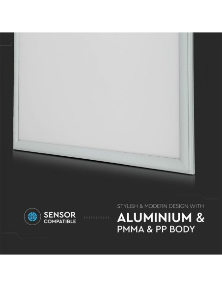 PAINEL LED ARO BRANCO 45W 3600Lm 6000K 600X600 V-TAC 2160256 #2 - 8952160256