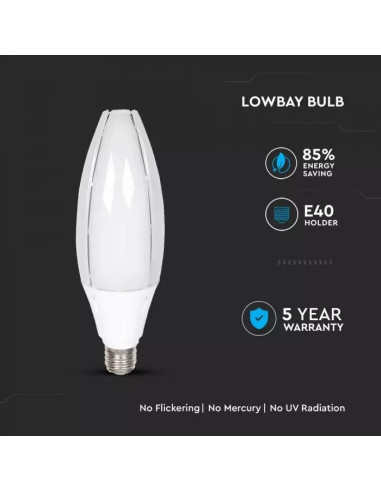 LAMPADA LED E40 60W 4000K SAMSUNG V-TAC 21187 #5 - 89521187