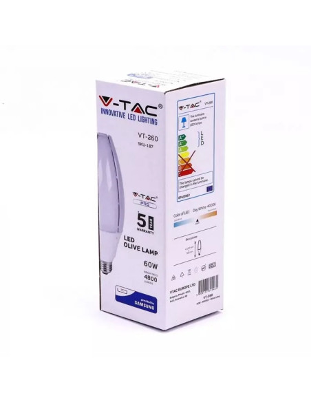LAMPADA LED E40 60W 4000K SAMSUNG V-TAC 21187 #2 - 89521187