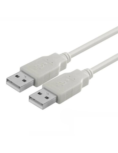 CABO USB-A 2.0 MACHO / USB-A MACHO 3M BRANCO - 500CUSB203/3W