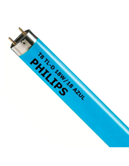 LAMPADA TL-D 18W/18 AZUL 60cm PHILIPS 72690240 - 72690240