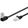 Cabo de rede RJ45 CAT5e u/UTP 1x90º 1.0m PRETO 94171 - 500-94171