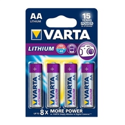 PILHA LR06 LITHIUM PROFESSIONAL VARTA 6106 [Emb. 2] - VARTA6106-2