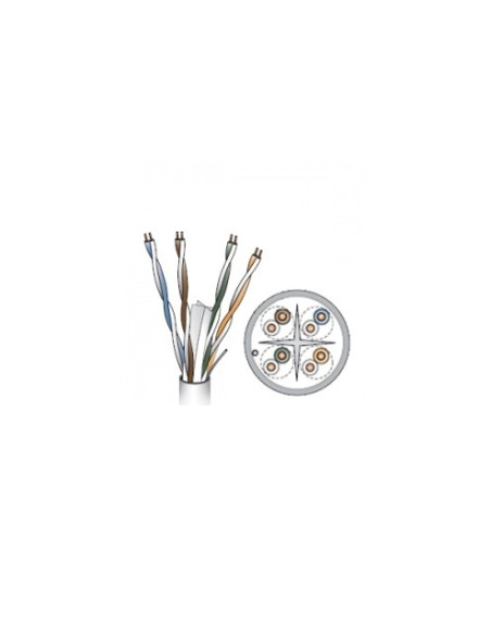 Cabo de Rede U/UTP Cat6 PVC Cinzento - 0000669N