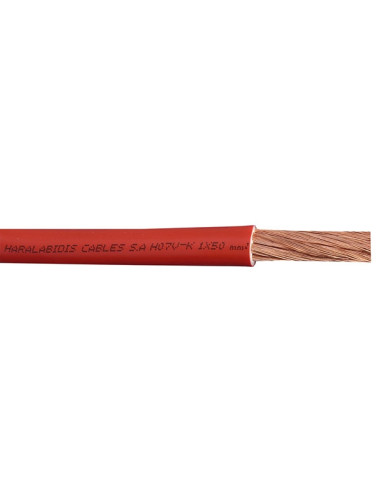 CABO H07V-K FV 10 VERMELHO - 0000047N