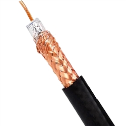 Cabo Coaxial RG59 PVC PRETO - 32611111252N