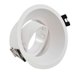 ARO EMBUTIR ORIENTÁVEL P/ LAMP. 50mm FURO Ø85mm BRANCO MATE - 890000B994B