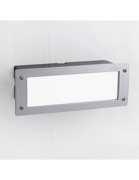 Aplique de encastrar LETI 1xE27 IP66 Resina Cinza FUMAGALLI - 5C1.000.000.LYE27