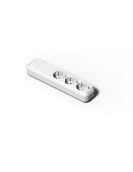 BLOCO 3 TOMADAS SCHUKO BRANCO FAMATEL 2503F - 2212503F10