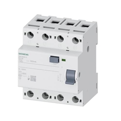 INTERRUPTOR DIFERENCIAL 4P 125A 300mA SIEMENS 5SV4645-0 - 5SV4645-0