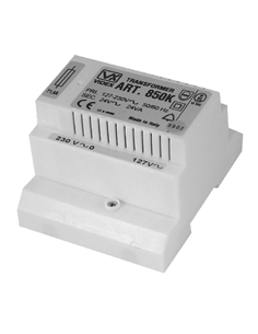 TRANSFORMADOR 230VAC - 24VAC 24VA DIN5 87,5mm VIDEX 850K - VX-850K