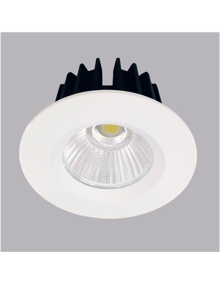 LUMINÁRIA EMBUTIR DIKO 10W 3000K 850Lm Ø75mm BRANCO BEGOLUX - BEG6030001501