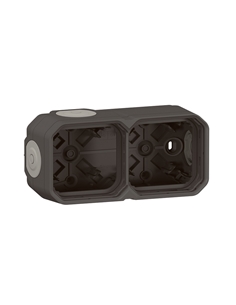 PLEXO NEW IP55 CAIXA DUPLA SALIENTE H/V ANTRACITE 069602L - 069602L 2