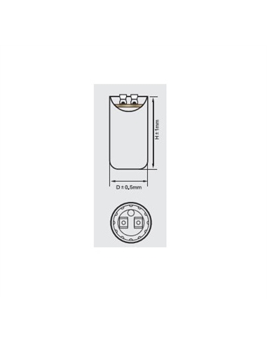 CONDENSADOR ARRANQUE MOTOR 330VAC 160-200uF - CDI160200UF