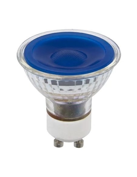 LAMPADA LED GU10 230VAC 5W 38º AZUL Non-Dim - L641770596