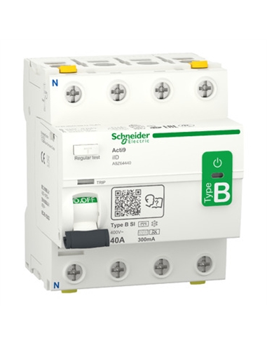 INT DIF iID 4P 40A 300mA B-SI 400V SCHNEIDER A9Z64440 - A9Z64440