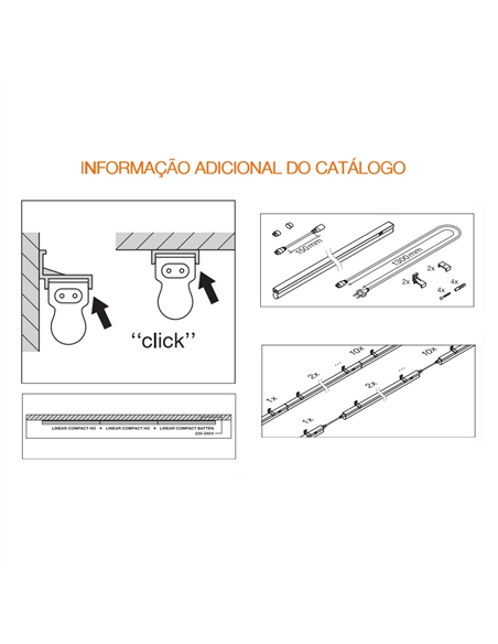 ARMADURA LINEAR LED T5 600 8W/4000ºK LEDVANCE 106130 #2 - OSR106130