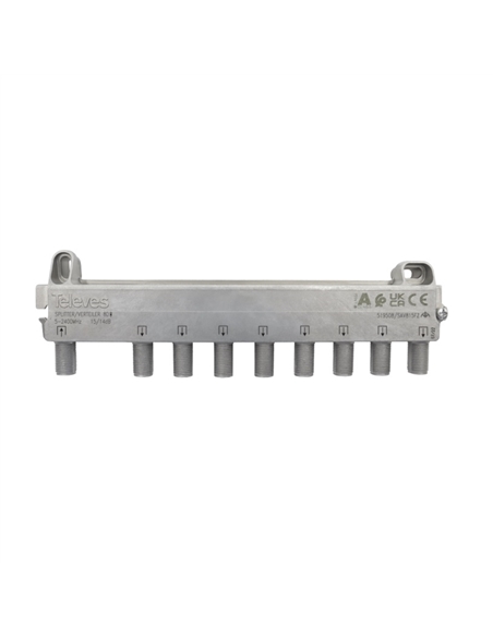 Repartidor Interior 5-2400MHz 8D "F" 5dB DC TELEVÉS 519508 - TEL519508
